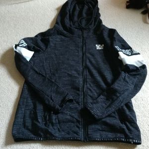 Women's Black Zip-Up Hoodie